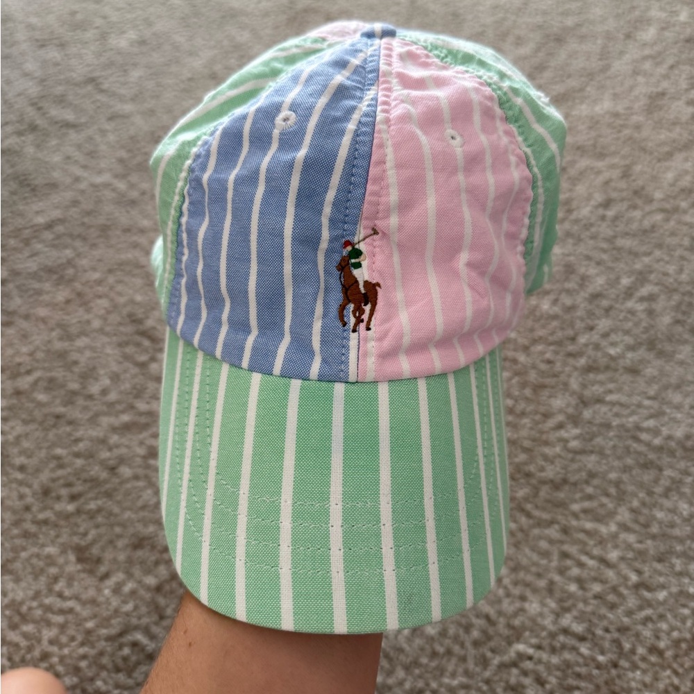 Ralph Lauren polo seersucker adjustable hat